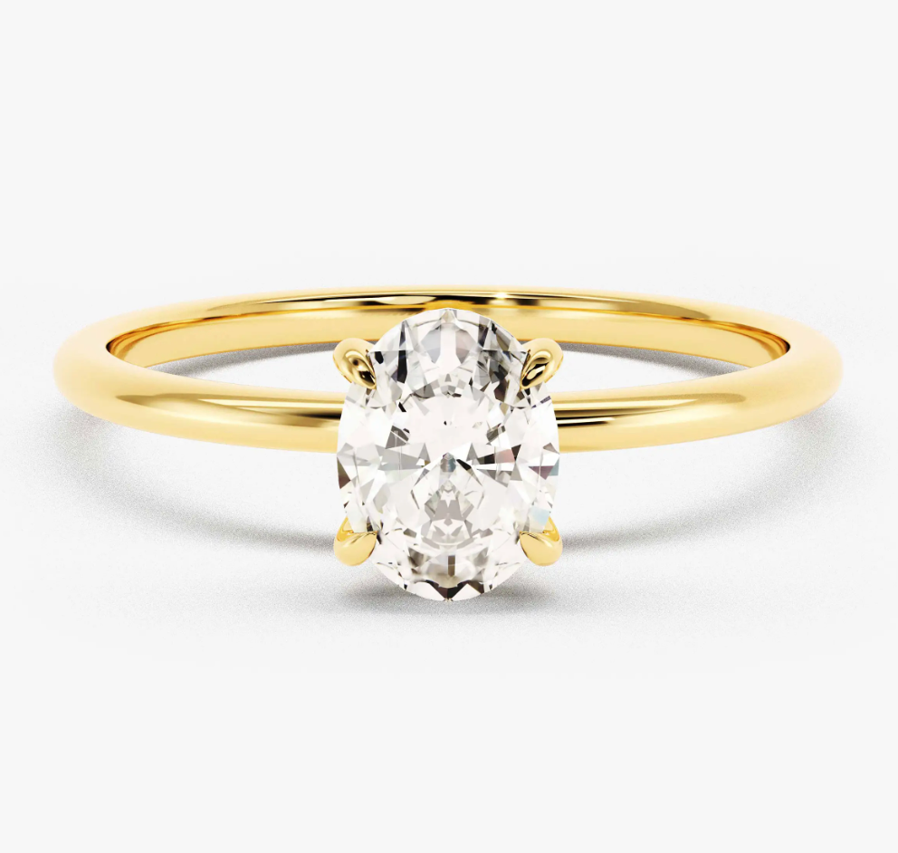Oval Cut Solitaire