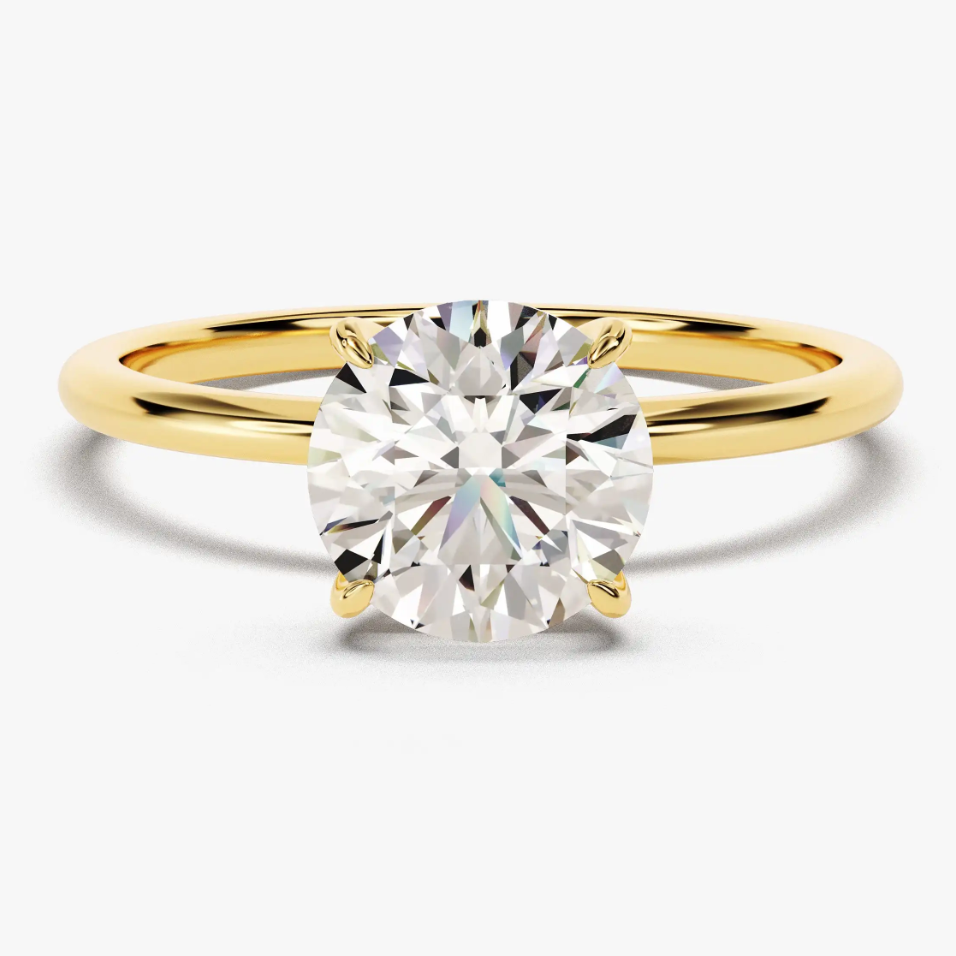 Round Cut Solitaire