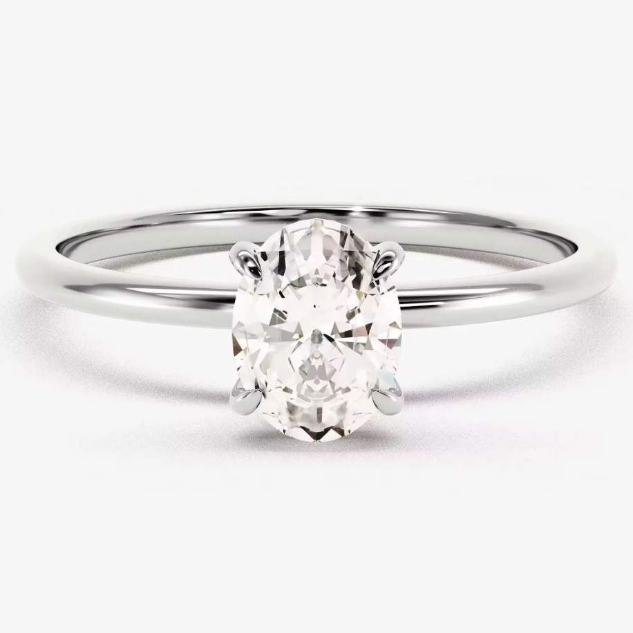 Oval Cut Solitaire